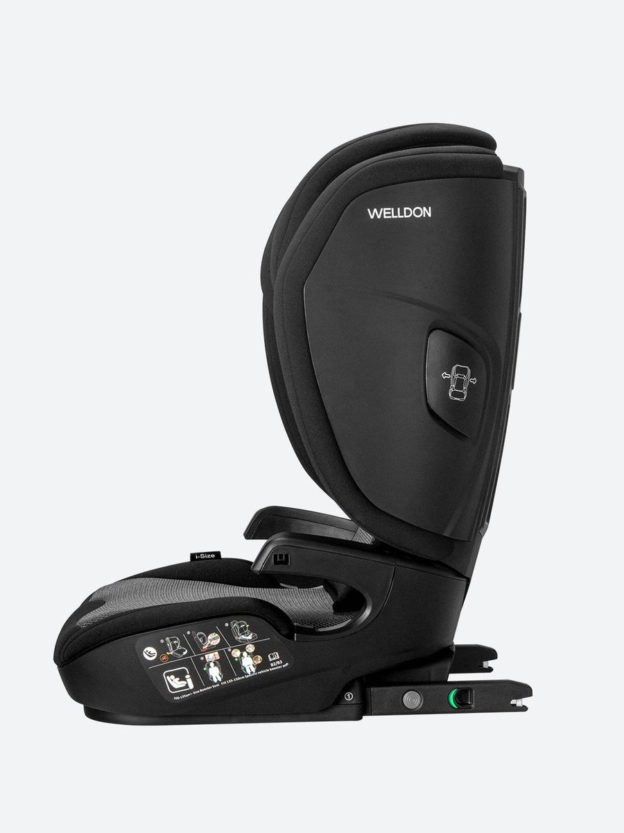 Welldon Cocoon Travel 2 High Back Booster Car Seat – Ebony Black Welldon Mama's Joy