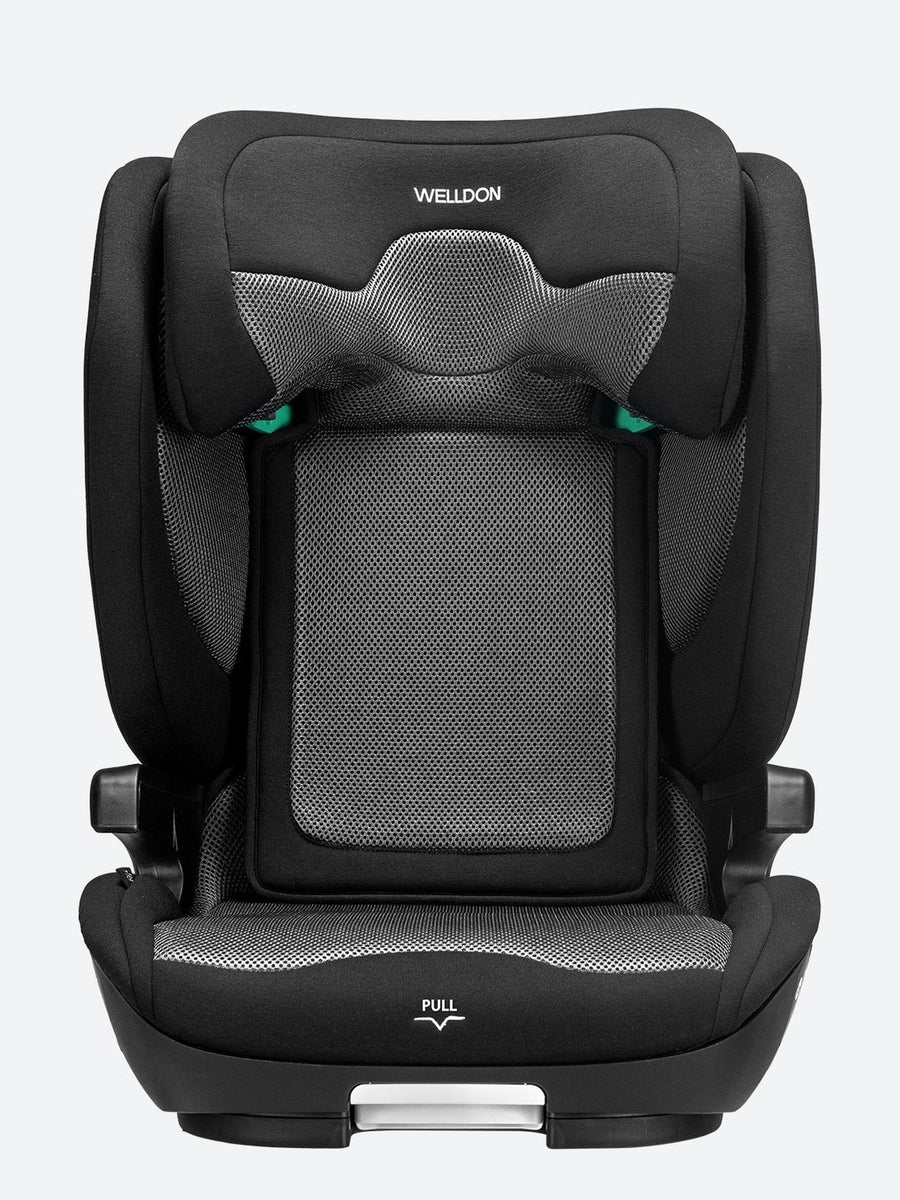 Welldon Cocoon Travel 2 High Back Booster Car Seat – Ebony Black Welldon Mama's Joy
