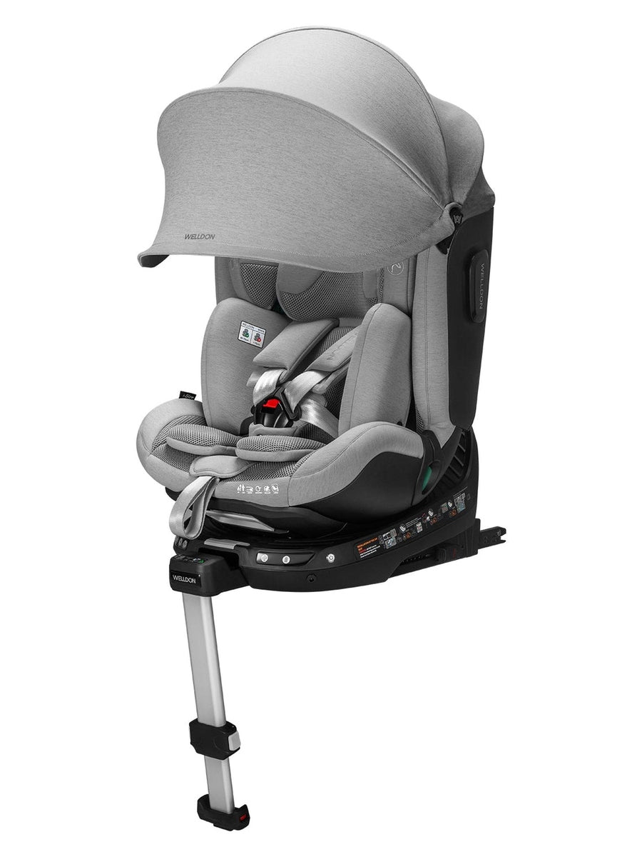 Welldon Smart Rotate 2 Pro+ Recliner Car Seat – Moonstone Grey Welldon Mama's Joy