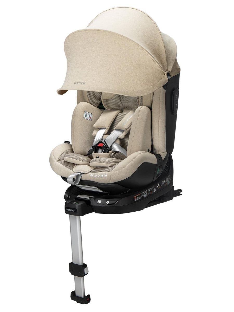 Welldon Smart Rotate 2 Pro+ Recliner Car Seat – Sahara Beige Welldon Mama's Joy