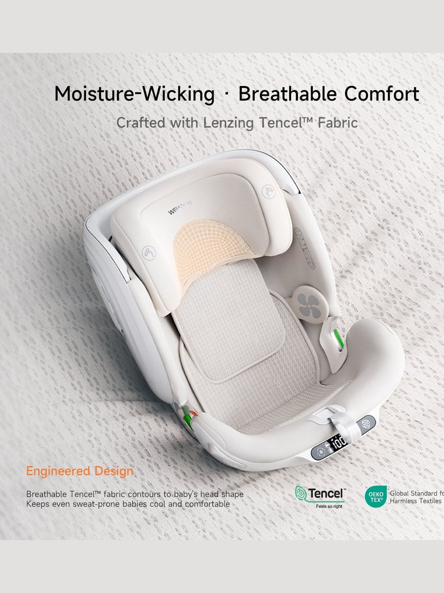 Welldon Smart Turn Air Electric Car Seat – Ivory