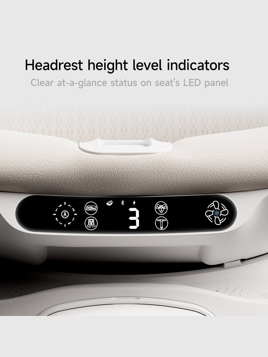 Welldon Smart Turn Air Electric Car Seat – Ivory