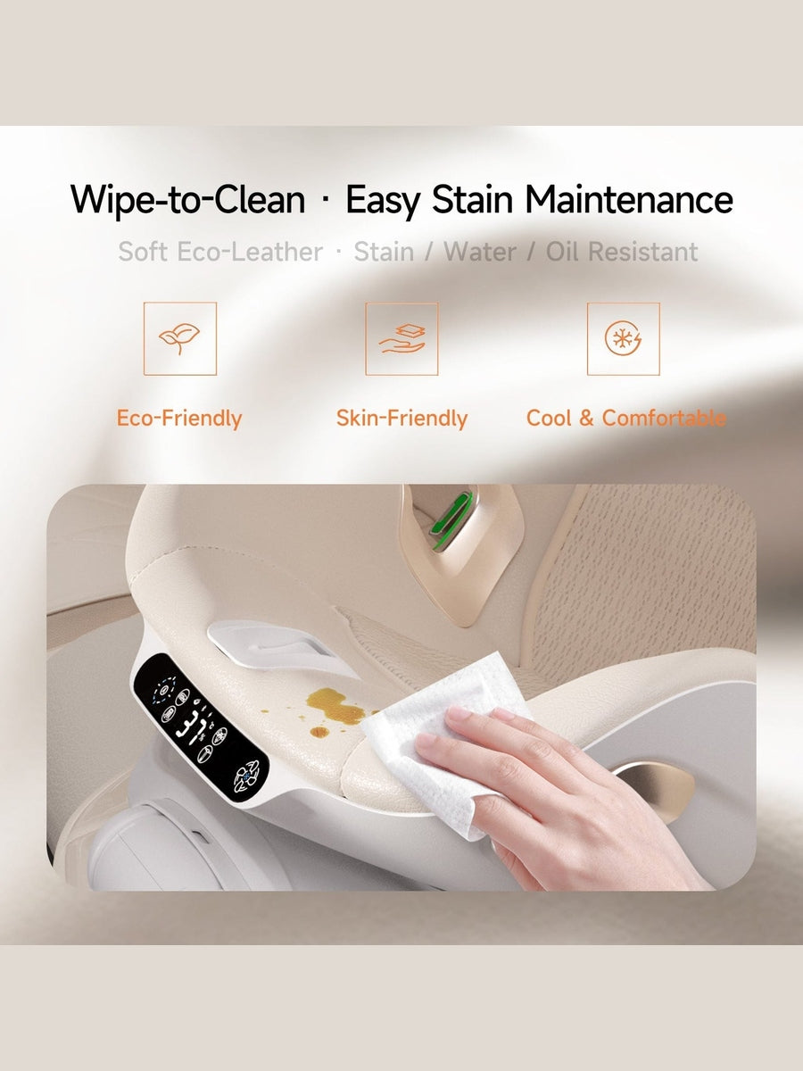 Welldon Smart Turn Air - Ventilated Electric Baby Car Seat – Ivory Welldon Mama's Joy