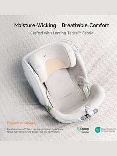 Welldon Smart Turn Air - Ventilated Electric Baby Car Seat – Ivory Welldon Mama's Joy