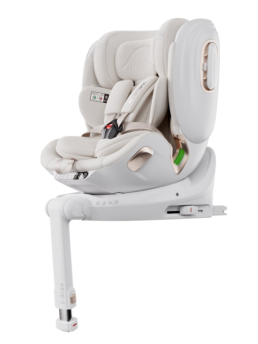 Welldon Smart Turn Lux - Smart Electric Childs Car Seat – Ivory Welldon Mama's Joy