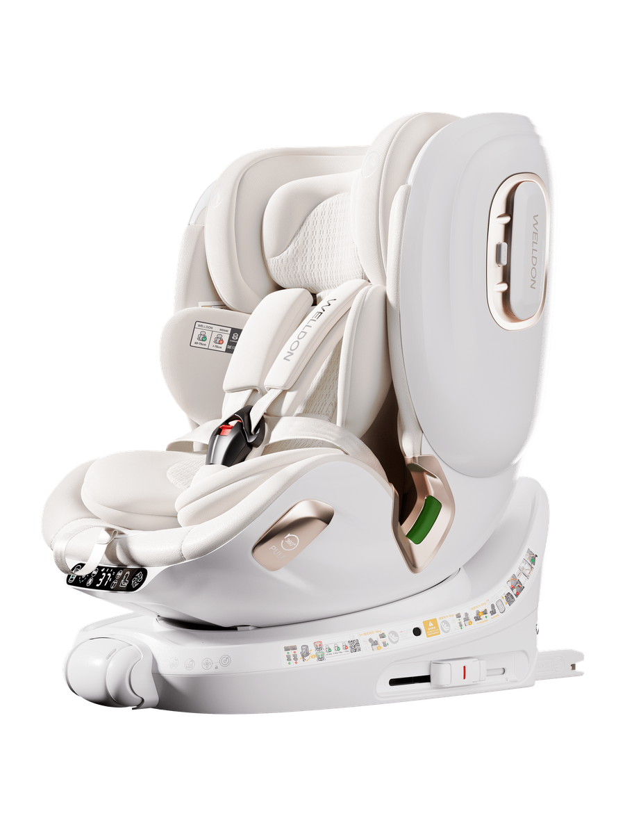 Welldon Smart Turn Lux - Smart Electric Childs Car Seat – Ivory Welldon Mama's Joy