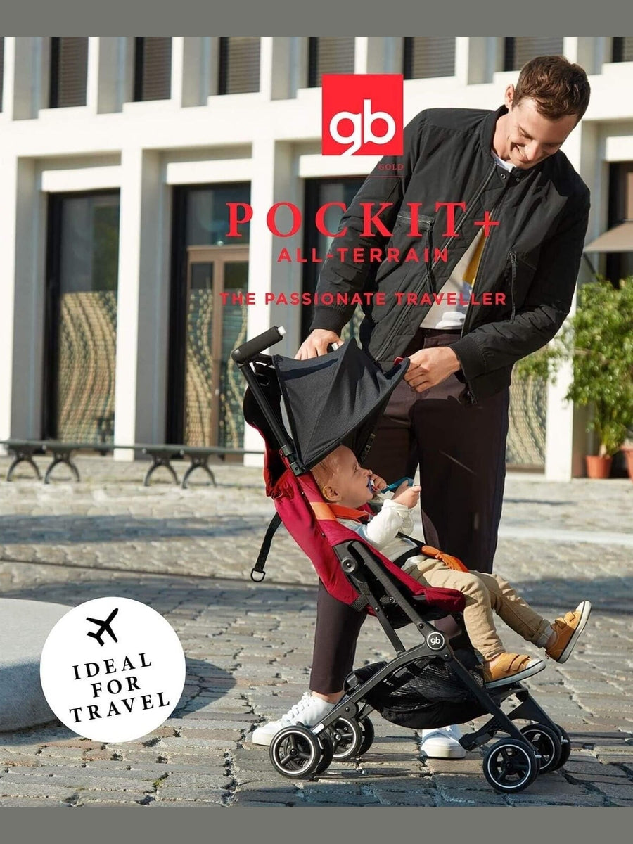 gb Gold Pockit+ All Terrain Ultra Compact Pushchair - Cabin Luggage Compliant gb Mama's Joy