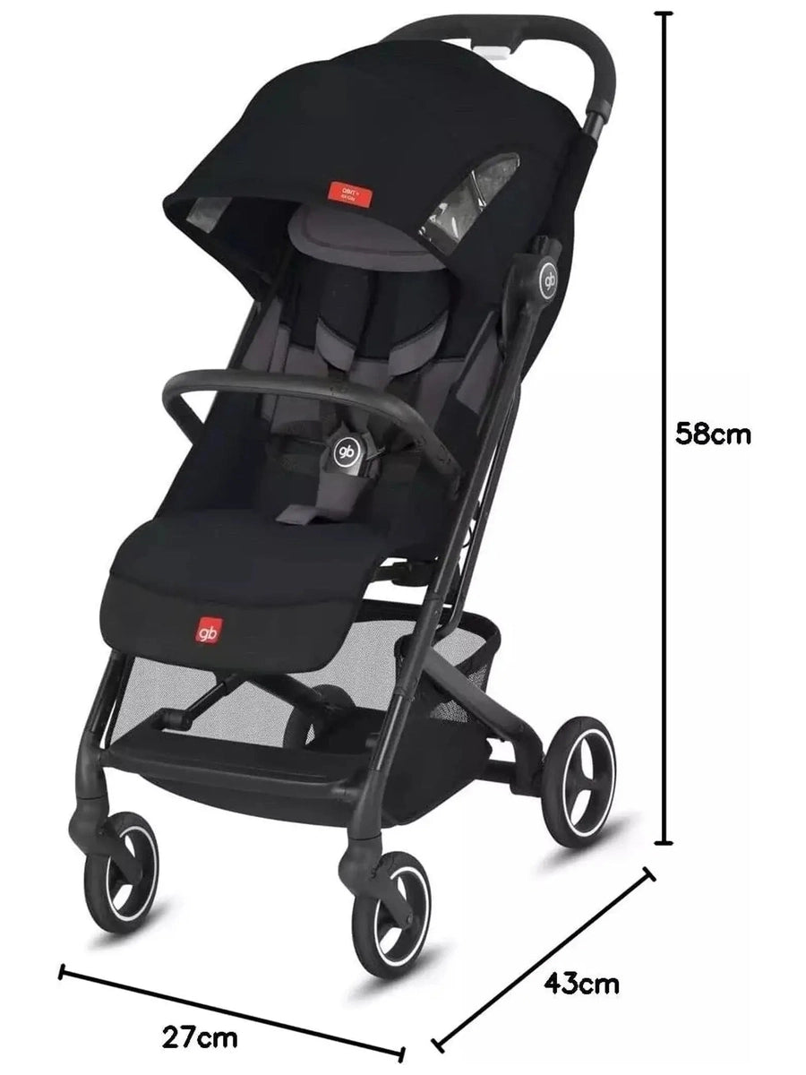 gb Gold Qbit+ All-City Stroller, from Birth to Approx 0-22 kg. 4 years, Vanila gb Mama's Joy
