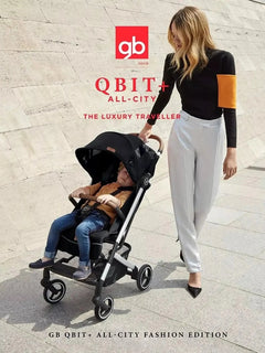 gb Gold Qbit+ All-City Stroller, from Birth to Approx 0-22 kg. 4 years, Vanila gb Mama's Joy