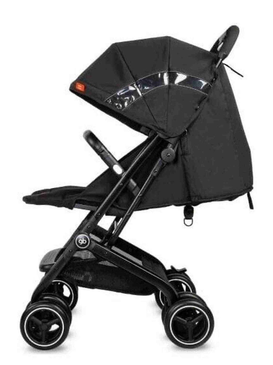 gb Gold Qbit+ All-City Stroller, from Birth to Approx 0-22 kg. 4 years, Velvet Black gb Mama's Joy