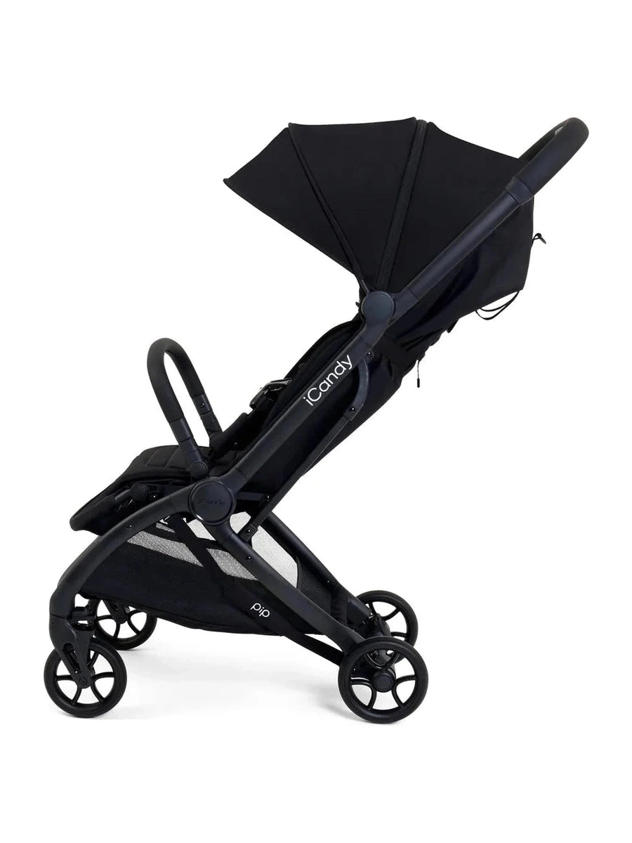 iCandy Pip Compact Pushchair – Lightweight, Cabin-Approved Stroller for Urban Living & Travel | Lie-Flat Seat, One-Hand Fold, Raincover -Black iCandy Mama's Joy